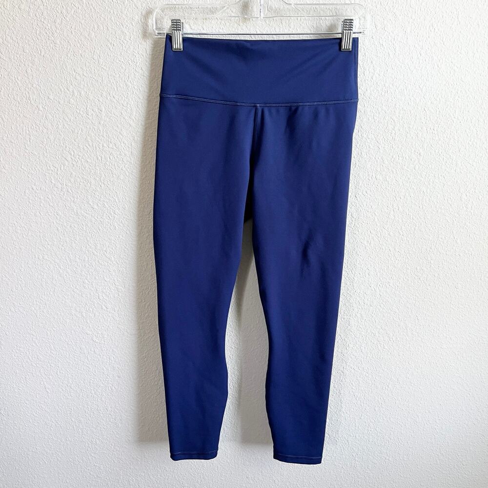 Fabletics Define Powerhold High Rise Legging 7/8 Women's S Blue Gym Athletic